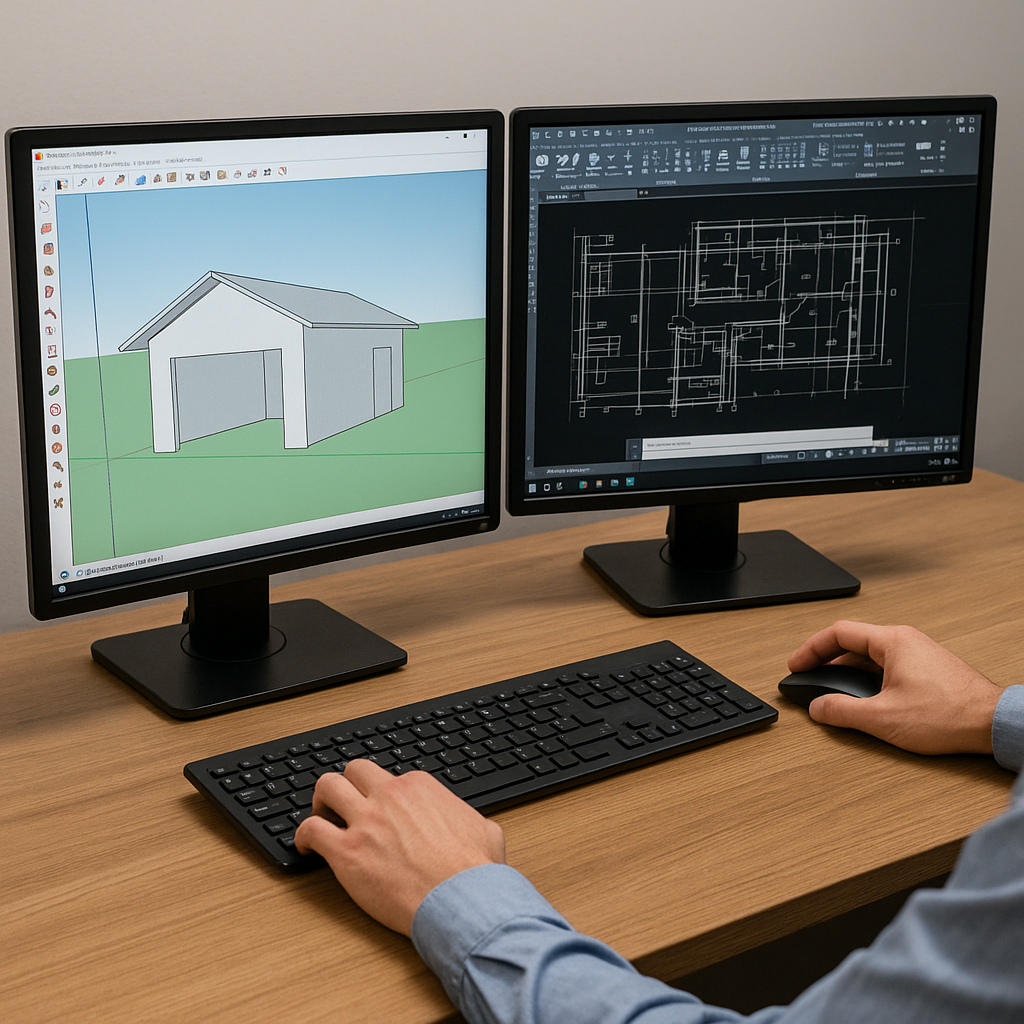 Complémentarité de SketchUp et AutoCAD dans un flux de travail