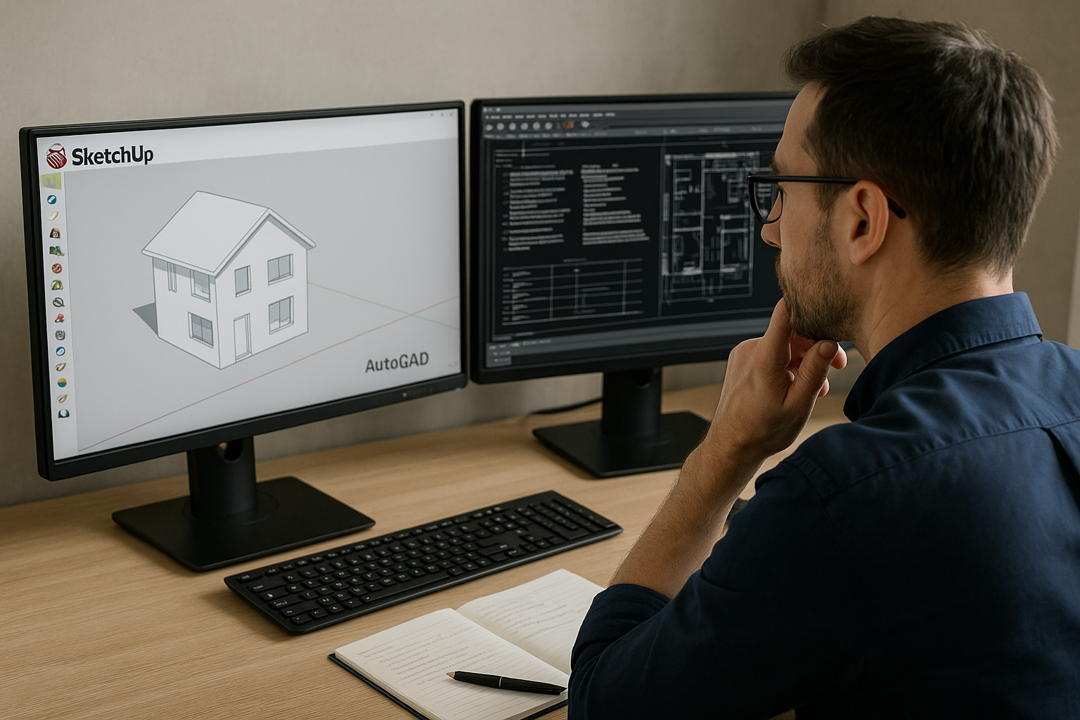 Critères pratiques pour trancher : SketchUp ou AutoCAD ?